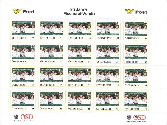 Bild: Briefmarke Fischereiverein 2007