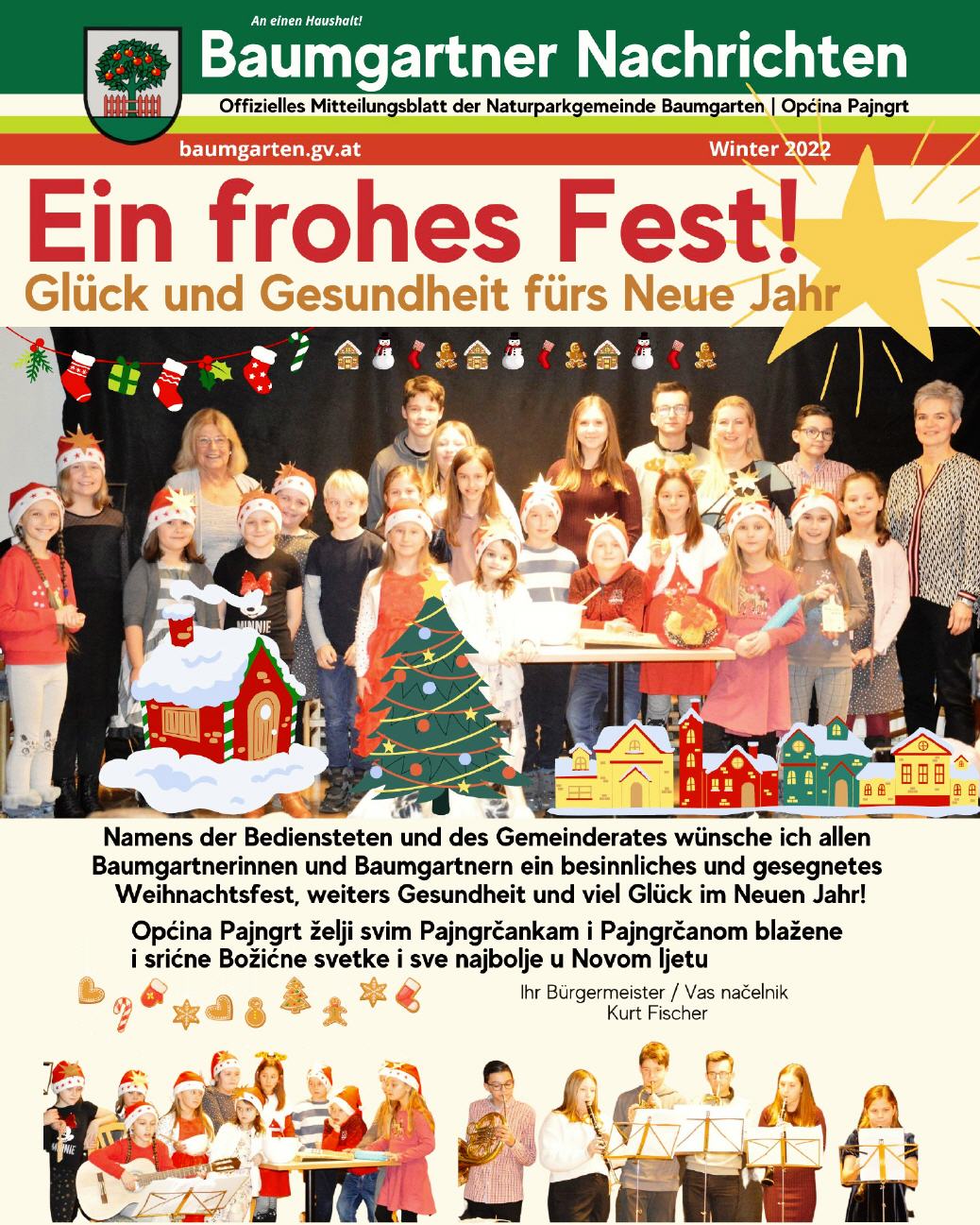 Frohe Festtage - Baumgartner Nachrichten Winter 22